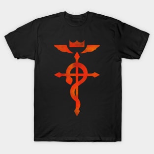 Fullmetal Alchemist Logo Orange T-Shirt